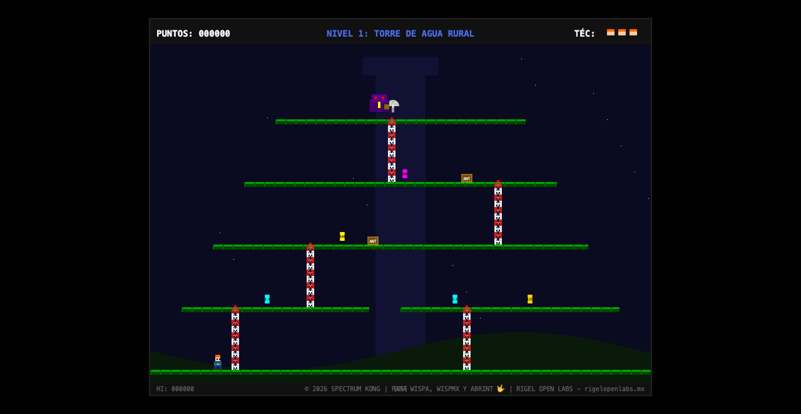 Spectrum Kong screenshot