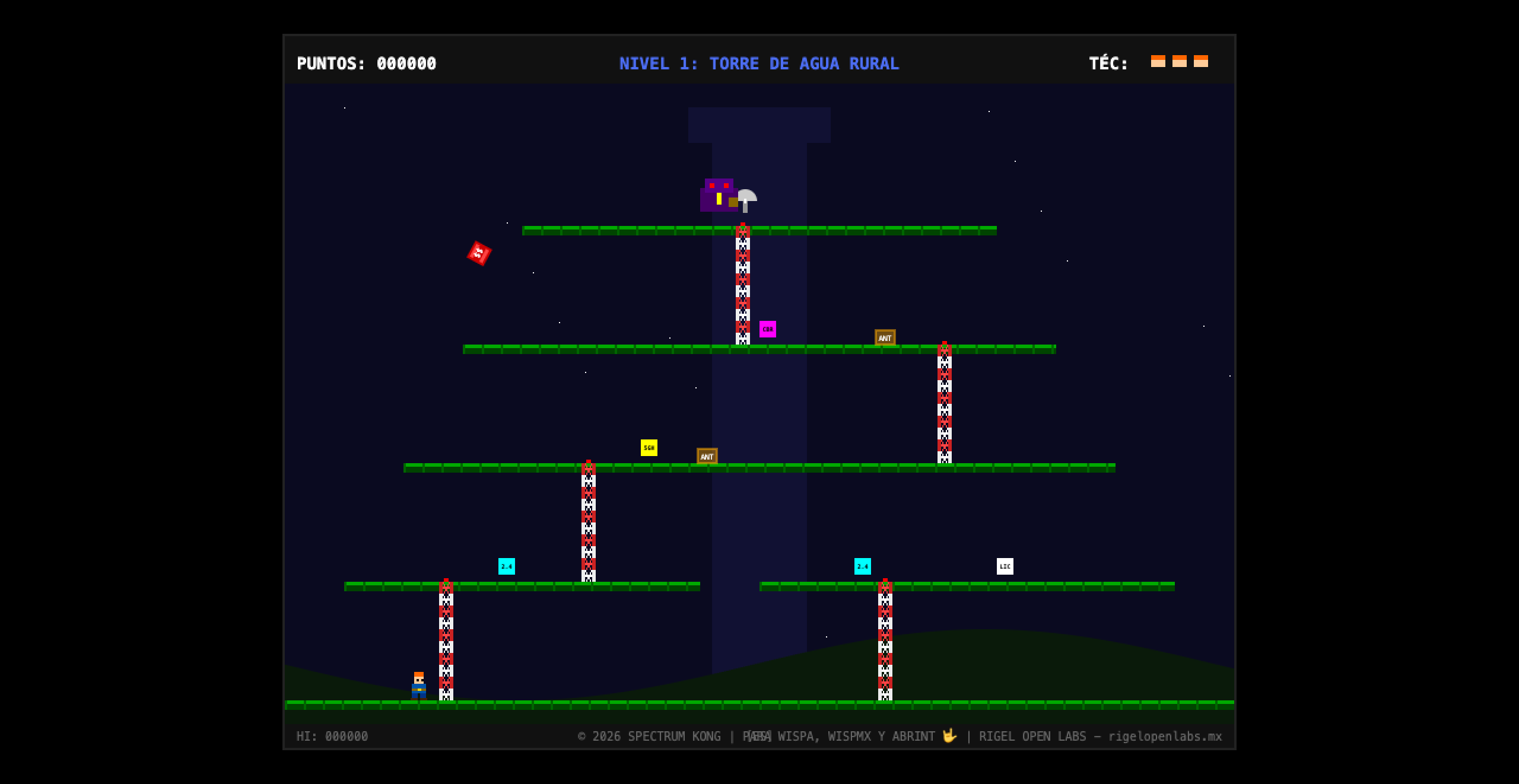 Spectrum Kong screenshot